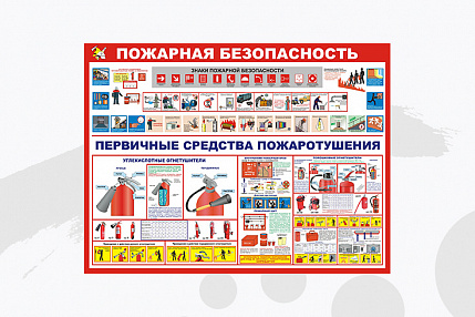 Стенды пожарной безопасности, ГО и ЧС, антитеррор заказать в Тольятти